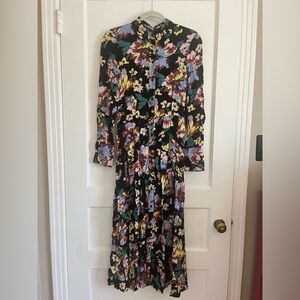 XS/S And Other Stories Floral Maxi Shirt Dress